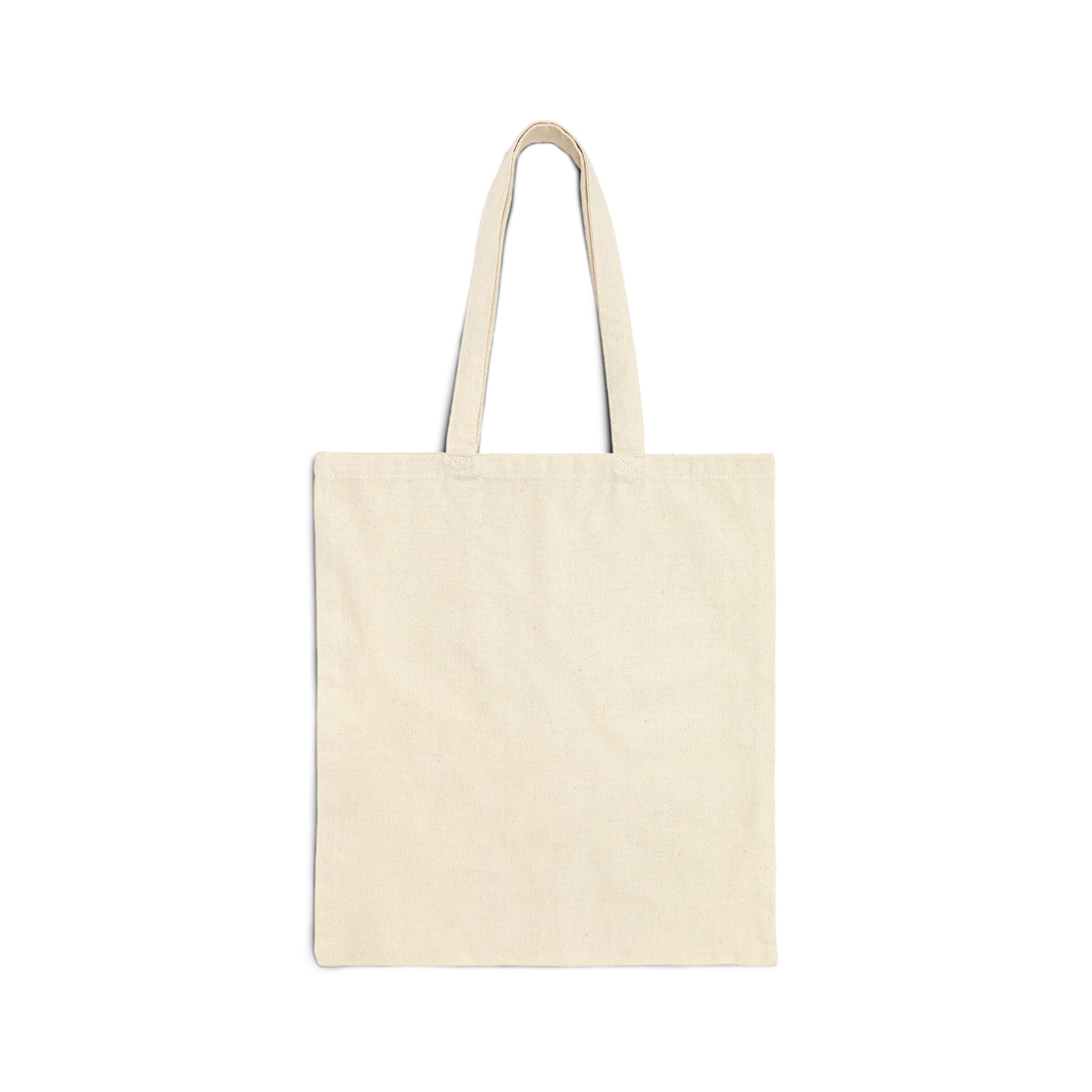 Cute Cow Canvas Tote Bag — "We Are The Thing" Rainbow Graphic Grocery Tote