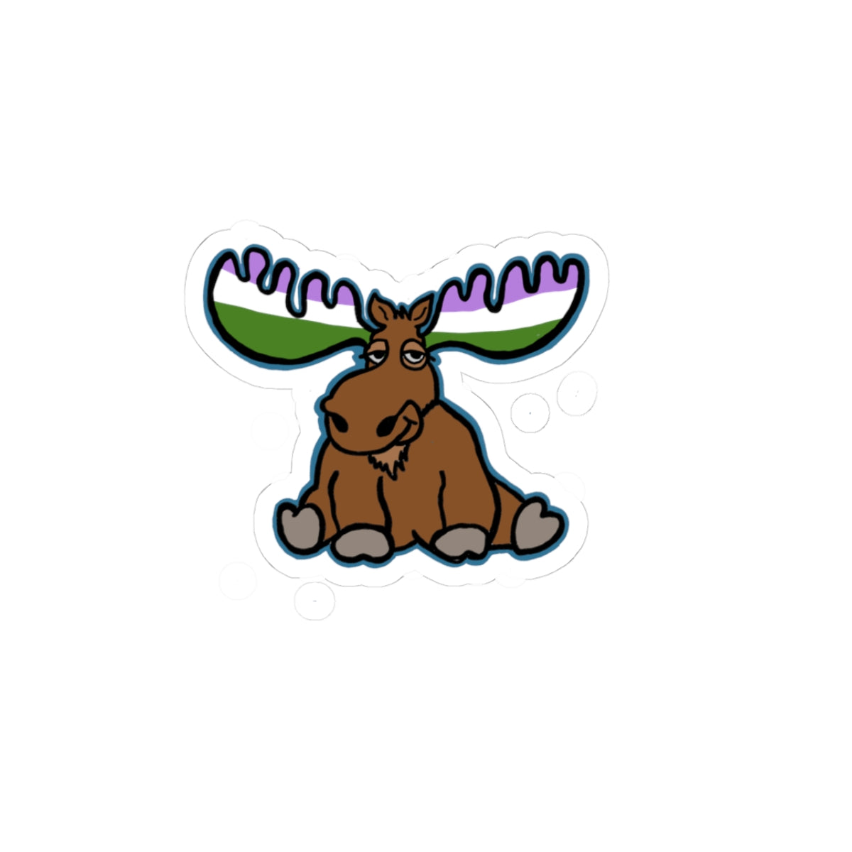 Pride Moose - Genderqueer