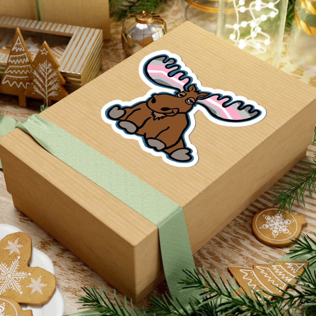 Demigirl Pride Moose Sticker