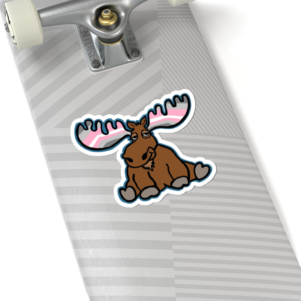 Demigirl Pride Moose Sticker