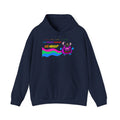 Cute Retro Rainbow Cow Hoodie – "Our Planet's Future" Graphic Sweatshirt