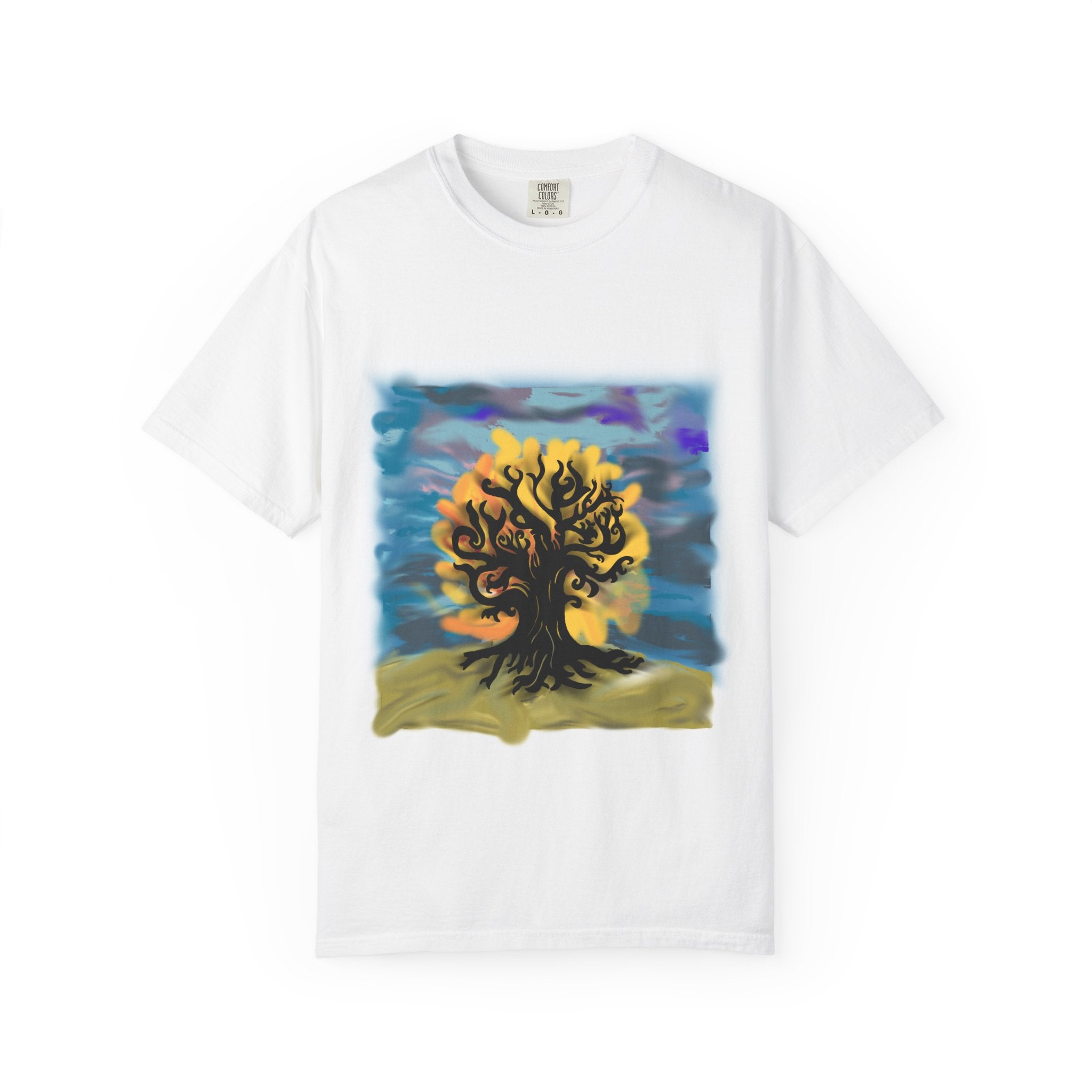 Tree of Life T-Shirt — Sunset Silhouette Graphic Tee