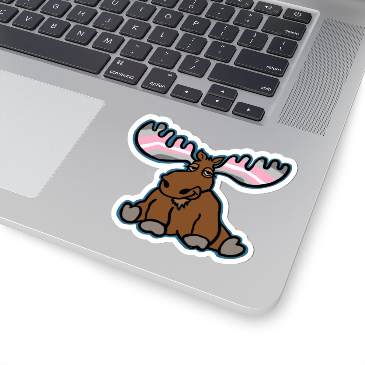 Demigirl Pride Moose Sticker