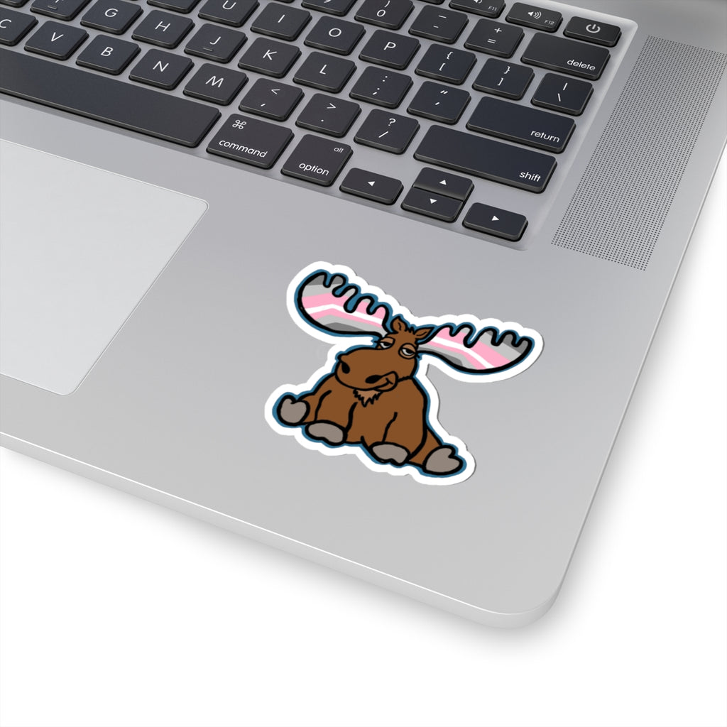 Demigirl Pride Moose Sticker