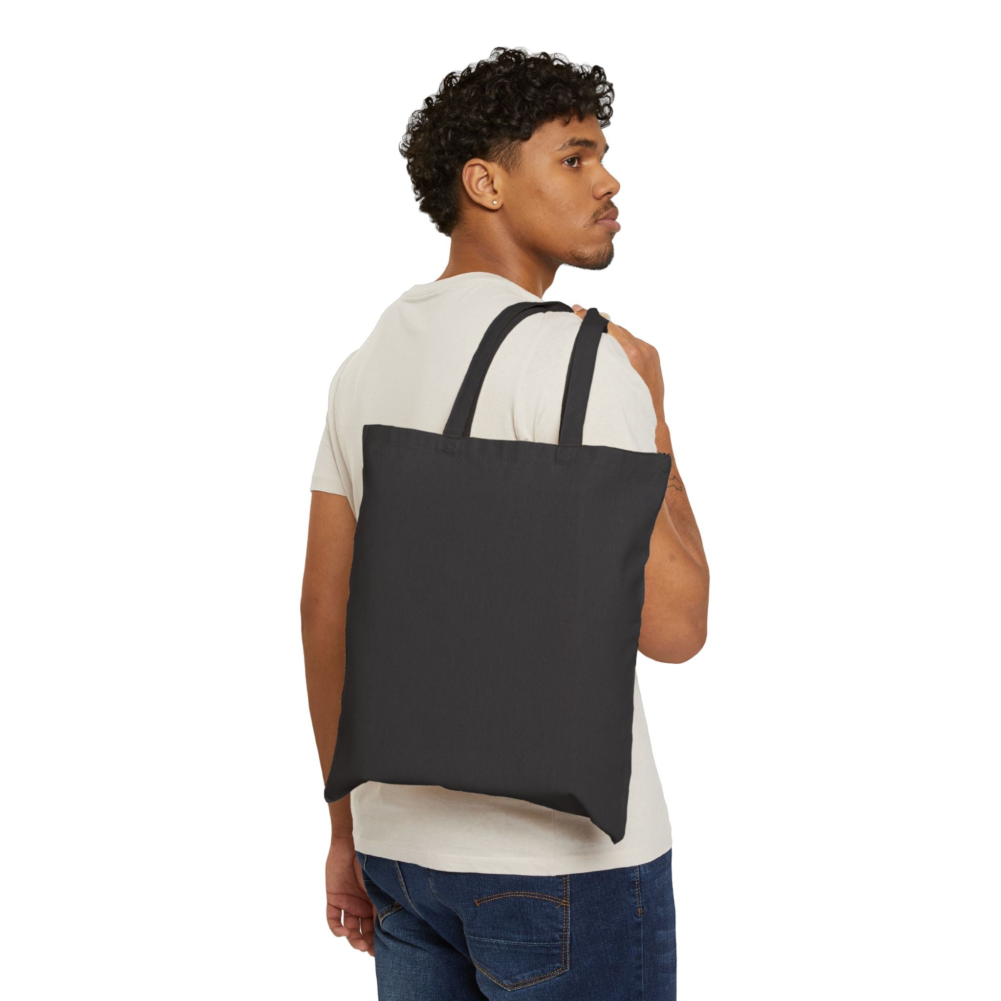 AI Robot Tote Bag — "I Am Not Malfunctioning" Canvas Shopper